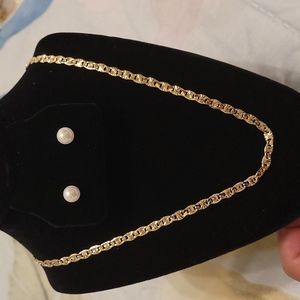 Cadena new en oro enchapado 14k